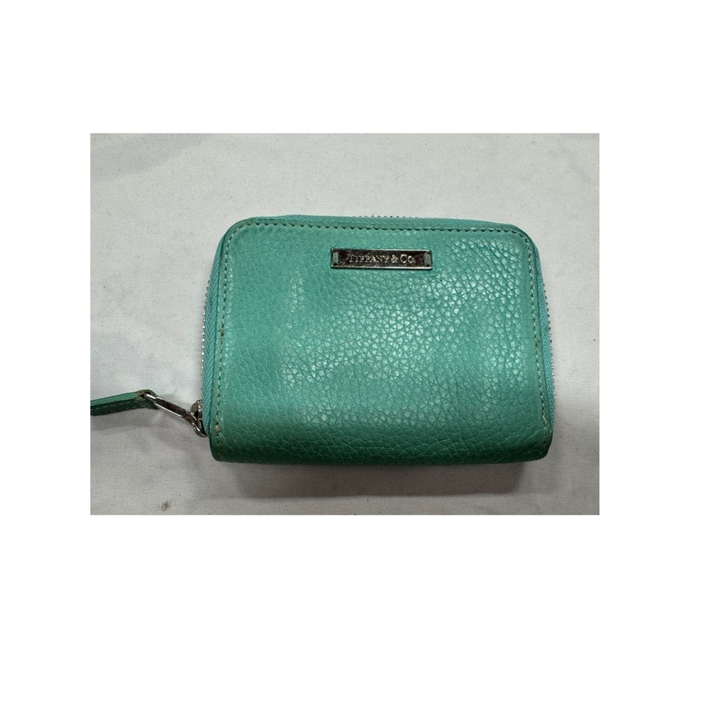 Tiffany & Co. Small Zip Wallet in Signature Blue-Green